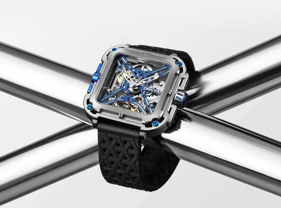 CIGA Design X-Series Titanium Cyber Blue Automatic Watch