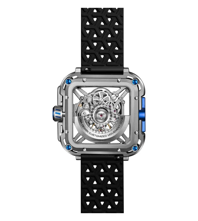 CIGA Design X-Series Titanium Cyber Blue Automatic Watch