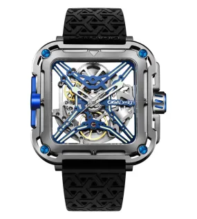 CIGA Design X-Series Titanium Cyber Blue Automatic Watch