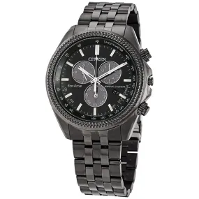 Citizen Brycen Perpetual Chronograph Black Dial Men's Watch BL5567-57E