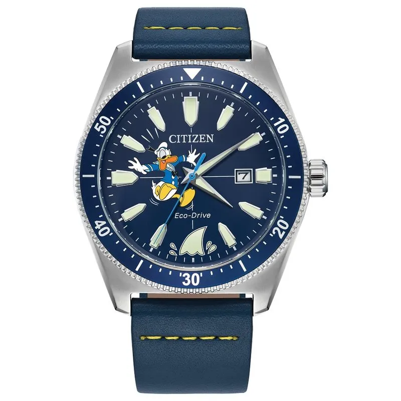 Citizen CITIZEN Disney Classic Mickey Mouse & Friends Donald Duck Mens Stainless Steel