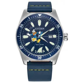 Citizen CITIZEN Disney Classic Mickey Mouse & Friends Donald Duck Mens Stainless Steel