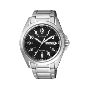 Citizen Eco-Drive Men's 43mm Stainless Steel Solar Watch AW0050-58E