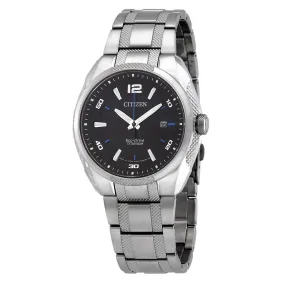 Citizen Eco-Drive Titanium Black Dial Men's Watch BM6901-55E