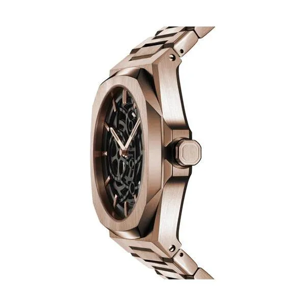 D1 MILANO SKELETON BRACELET Mod. ROSE GOLD - Automatic