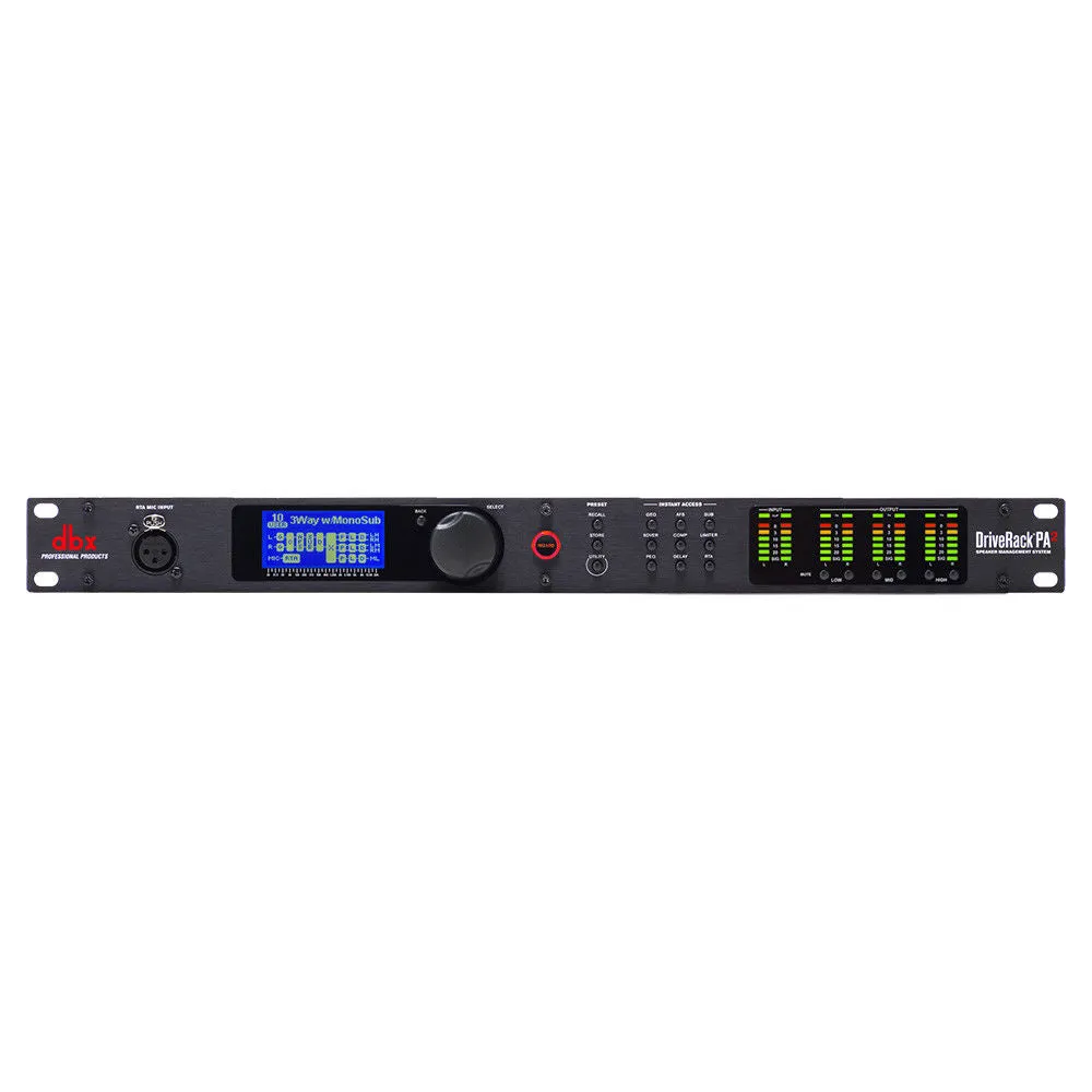 DBX DriveRack PA2 Loudspeaker Management System 691991401480 US 120V