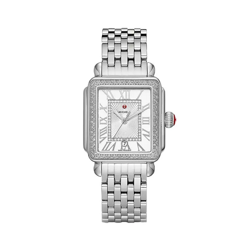 Deco Madison Stainless Steel Diamond Watch
