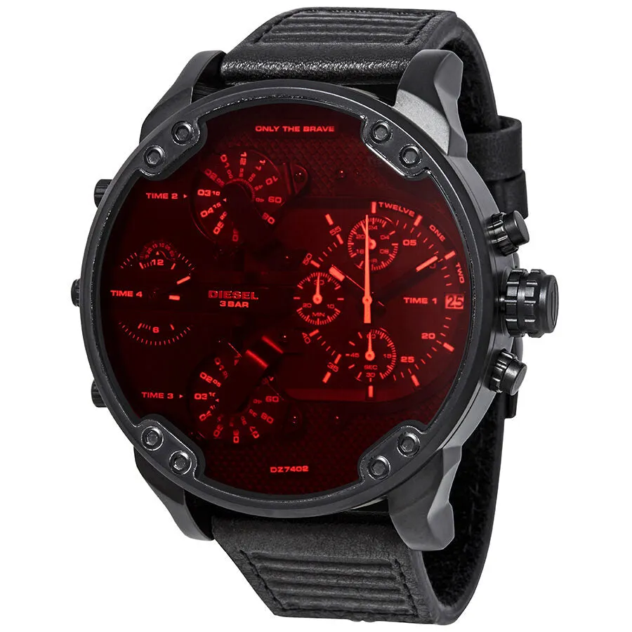 Diesel Mr. Daddy 2.0 Chronograph Black Dial Men's Watch DZ7402
