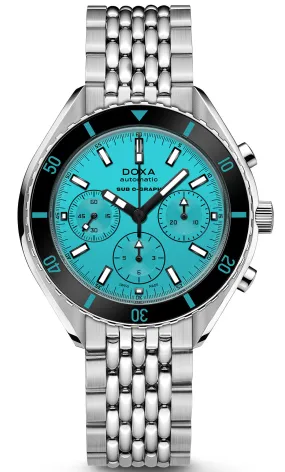 DOX Watch SUB 2 C-Graph Aquamarine Bracelet