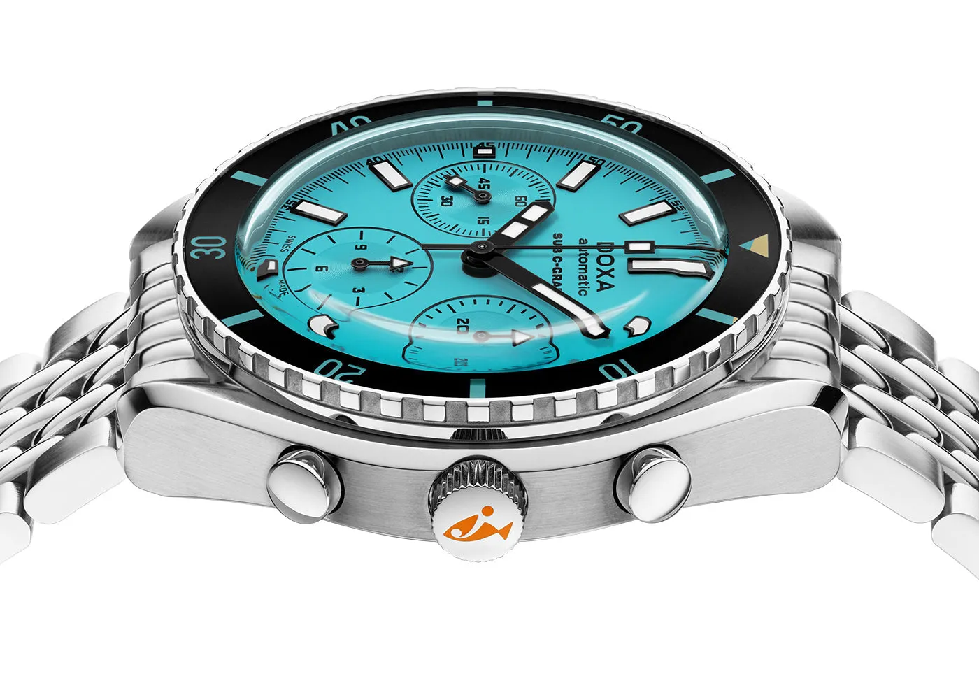 DOX Watch SUB 2 C-Graph Aquamarine Bracelet