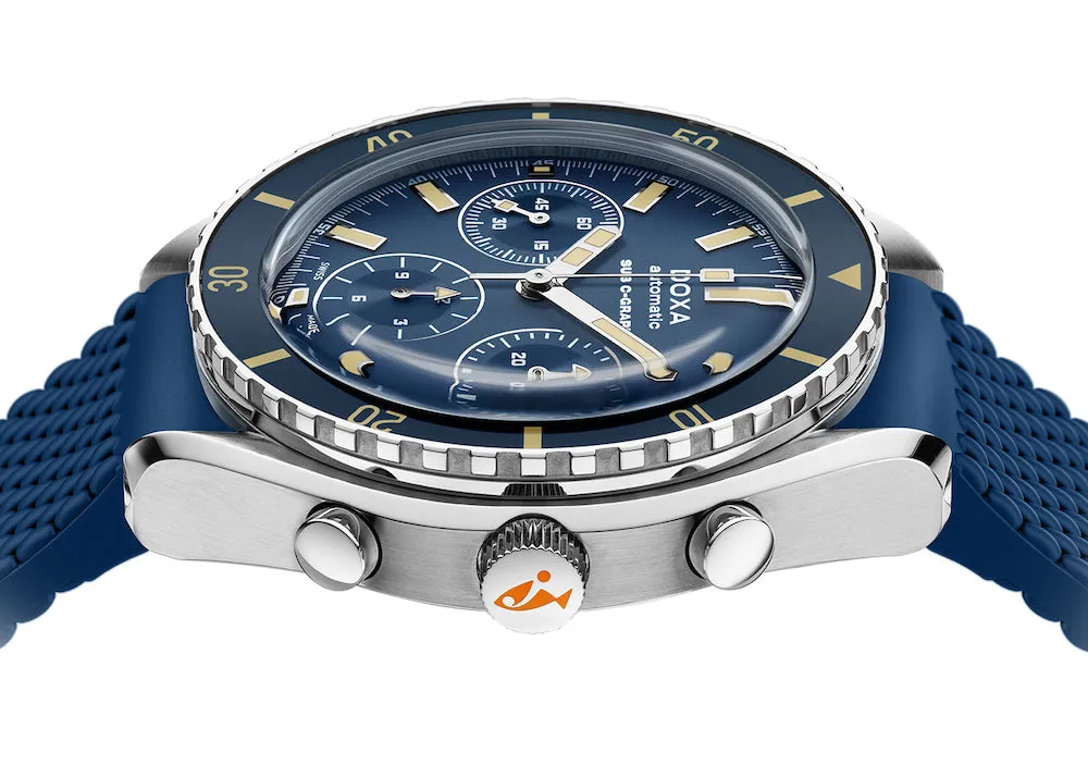 DOX Watch SUB 2 C-Graph Caribbean Rubber