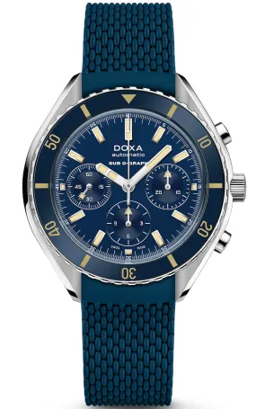 DOX Watch SUB 2 C-Graph Caribbean Rubber