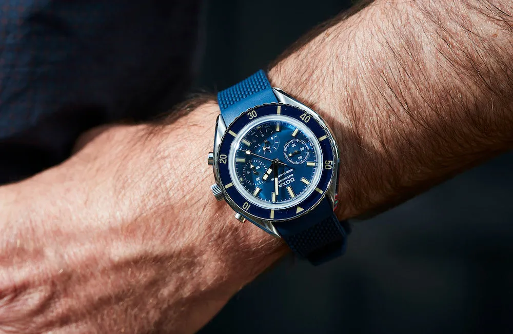 DOX Watch SUB 2 C-Graph Caribbean Rubber