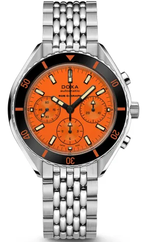 DOX Watch SUB 2 C-Graph ProFSsional Bracelet