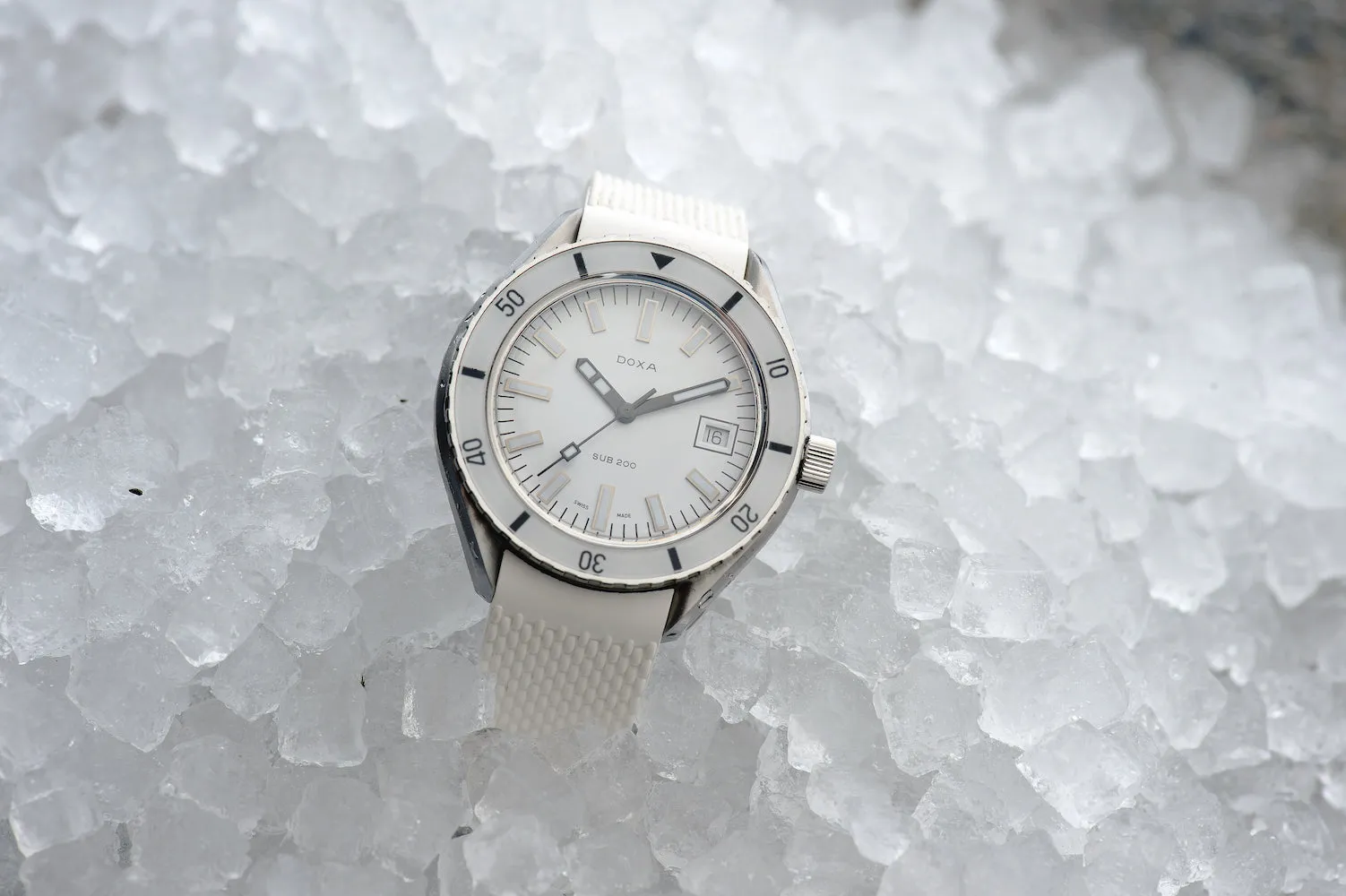 DOX Watch Sub 2 Whitepearl
