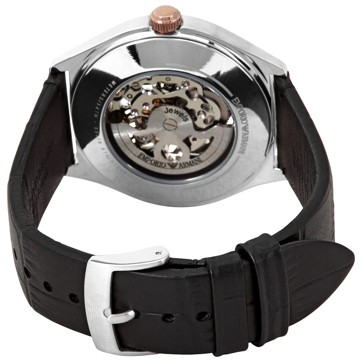 Emporio Armani Automatic White Dial Men's Watch AR60018