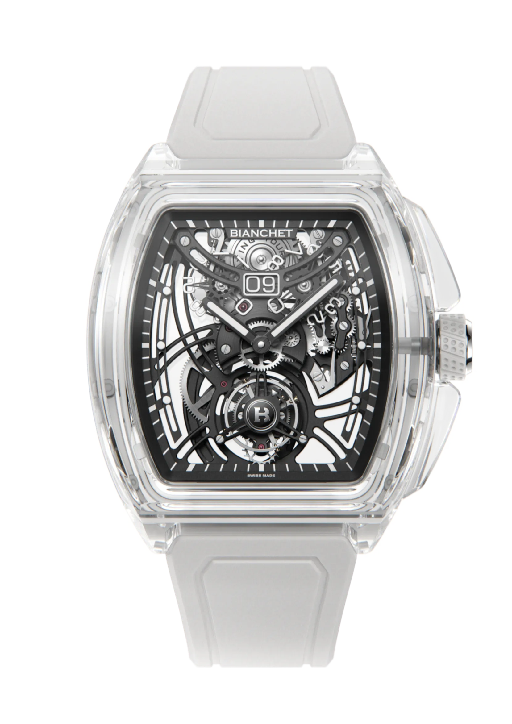 Flying Tourbillon Grande Date B 1.618 Saphire White