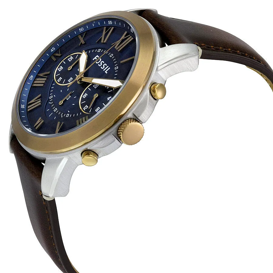 Fossil Grant Chronograph Blue Dial Men's Watch FS5150