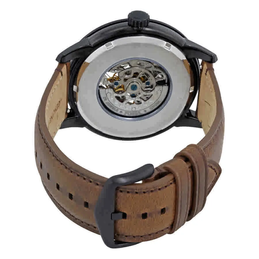 Fossil Townsman Automatic Black Skeleton Dial Men's Watch ME3155