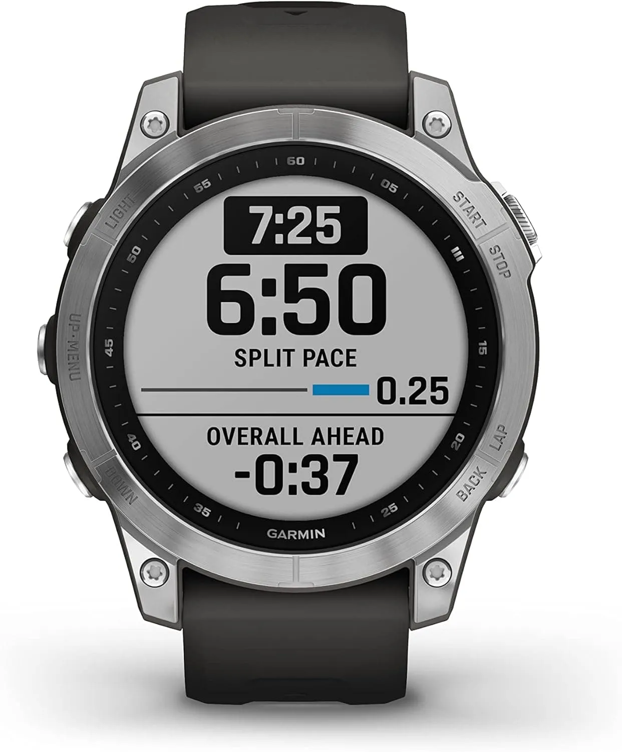 Garmin Fenix 7 Pro Sapphire Solar Edition Silver with Graphite Band