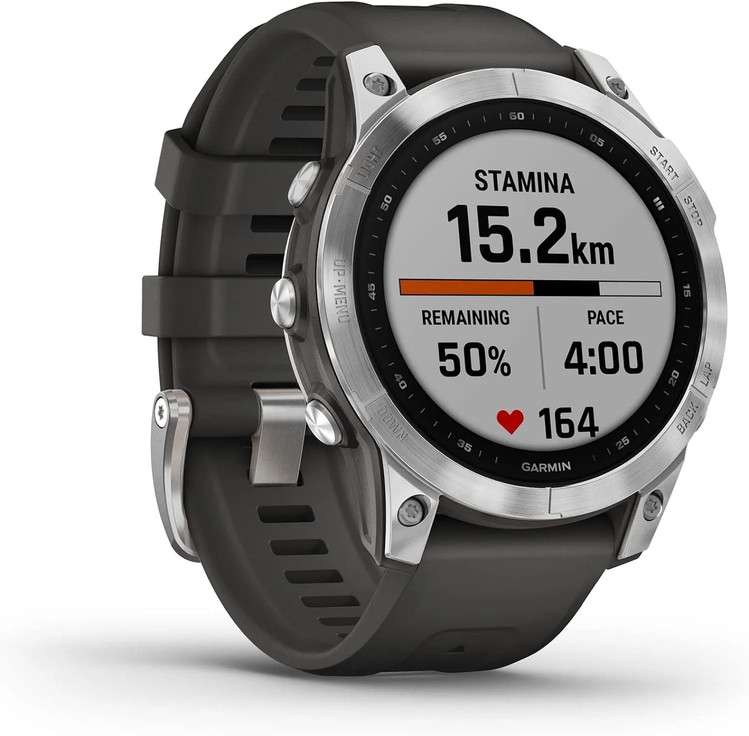Garmin Fenix 7 Pro Sapphire Solar Edition Silver with Graphite Band