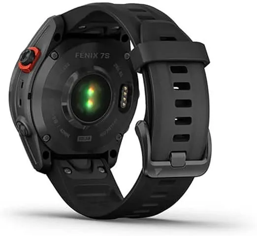 Garmin Fenix 7S Sapphire Solar -Carbon Grey DLC Titanium with Black Band