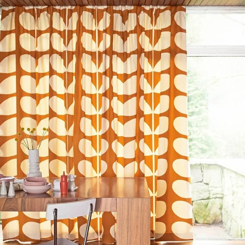 Giant Stem in orange fabric