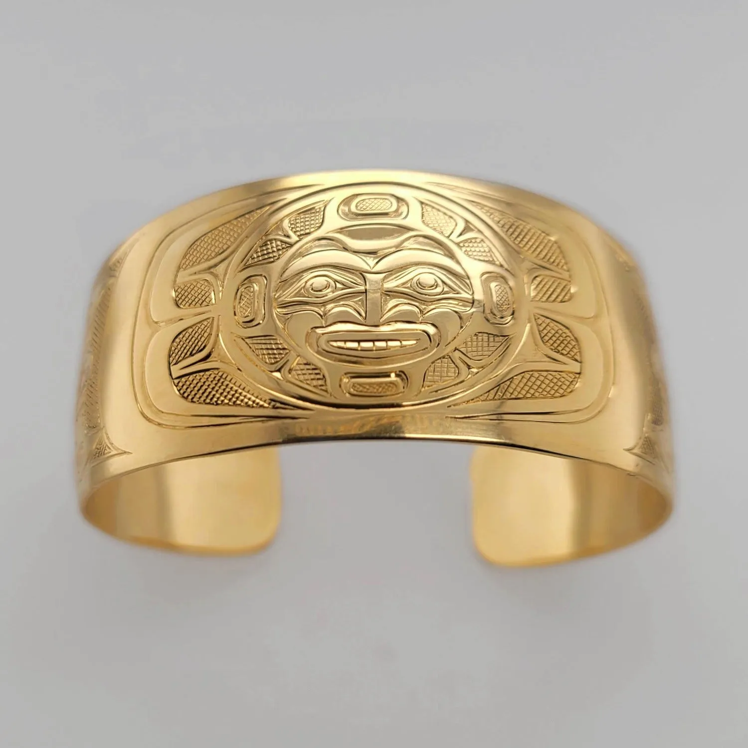 Gold Phases of the Moon Bracelet