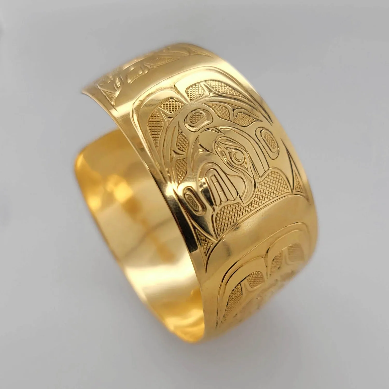 Gold Phases of the Moon Bracelet