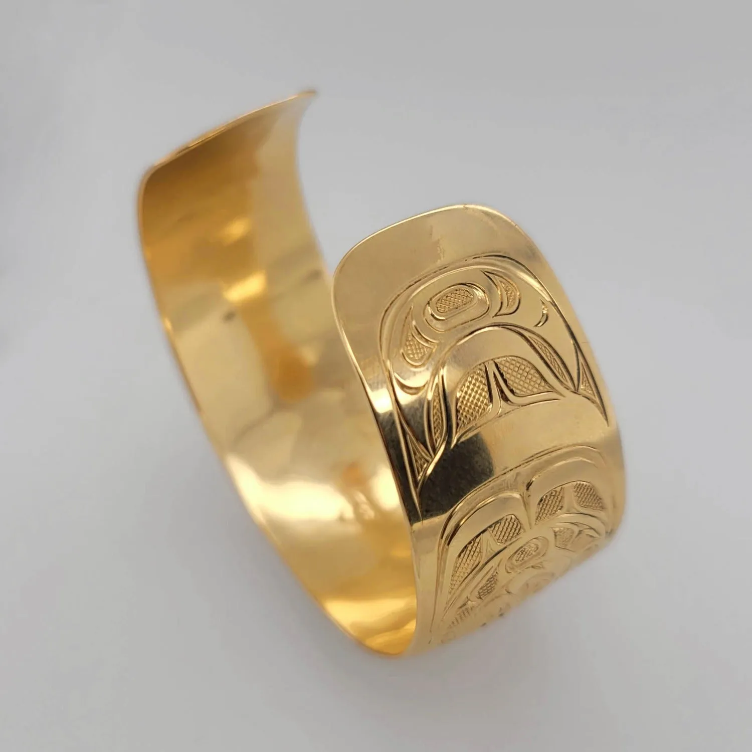 Gold Phases of the Moon Bracelet