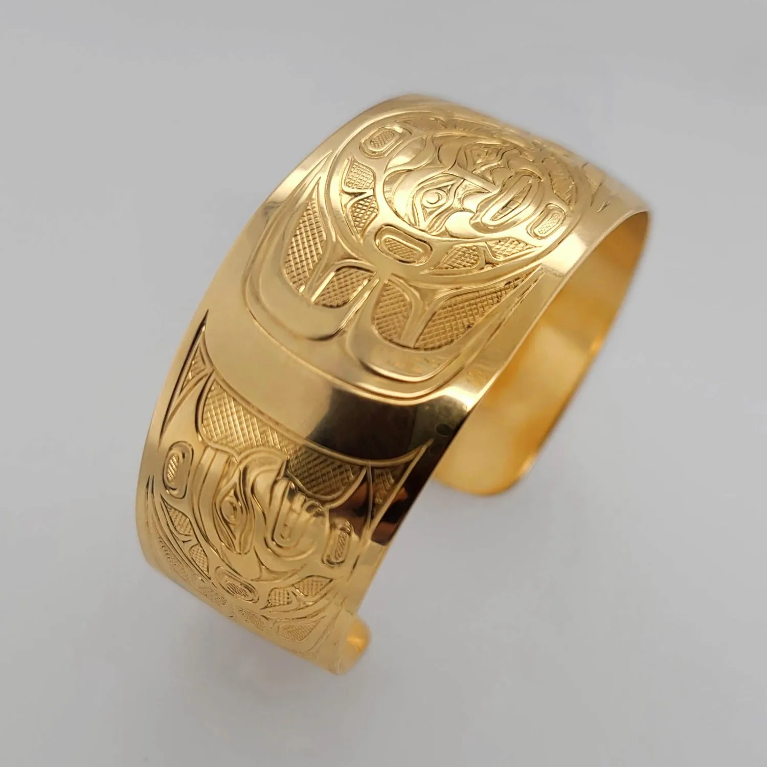 Gold Phases of the Moon Bracelet