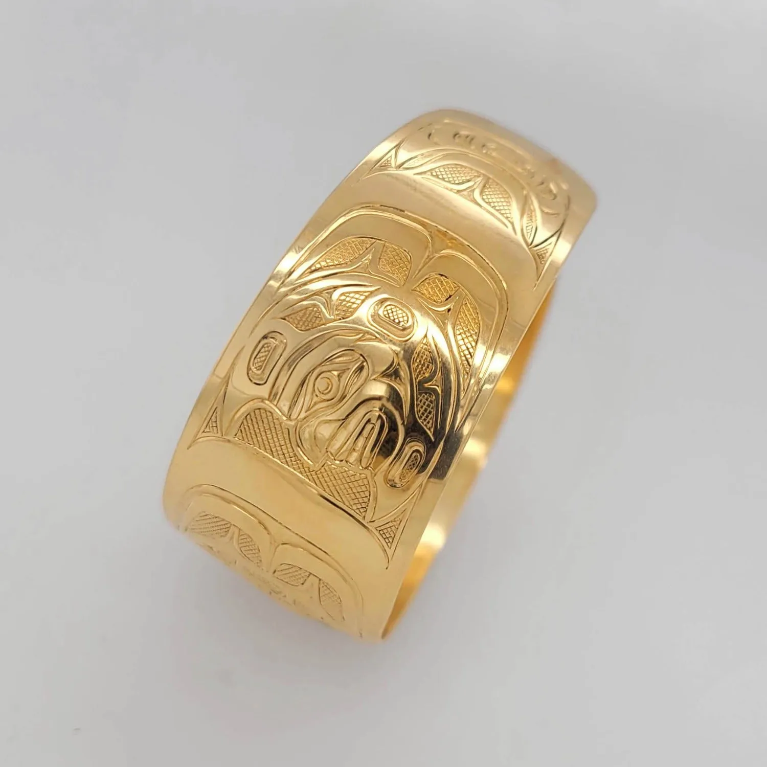 Gold Phases of the Moon Bracelet