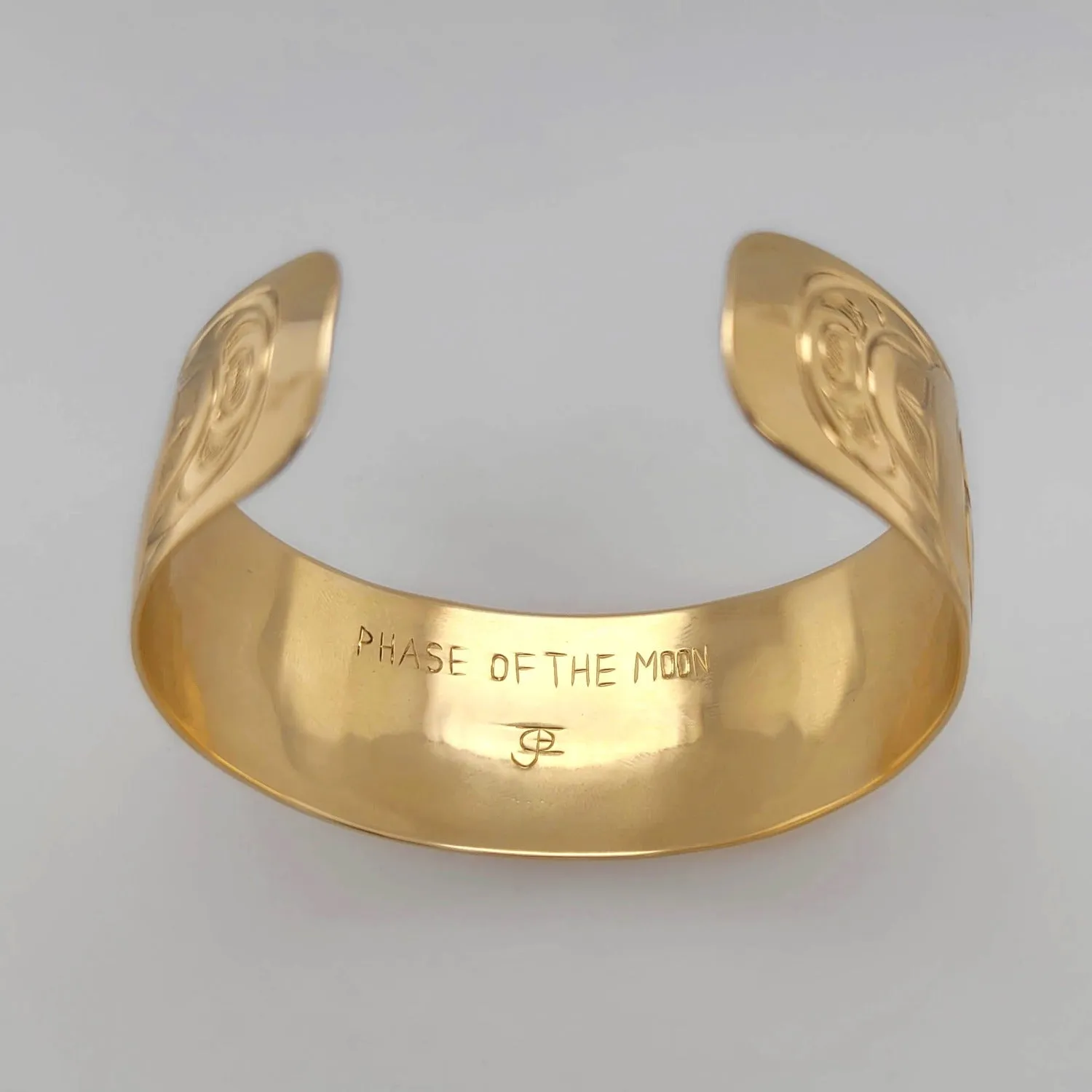 Gold Phases of the Moon Bracelet