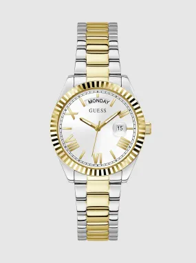 Gold Silver Luna Link Watch