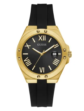 Guess GW0388G2 Black and Gold-Tone Analog Watch Men