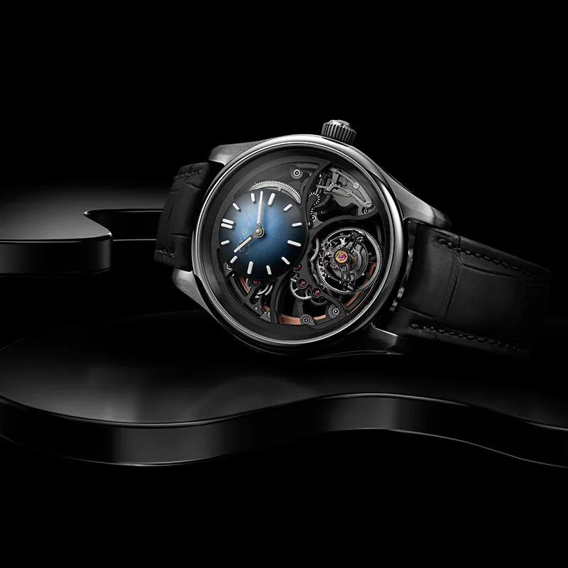 H. MOSER & CIE. PIONEER CYLINDRICAL TOURBILLON SKELETON
