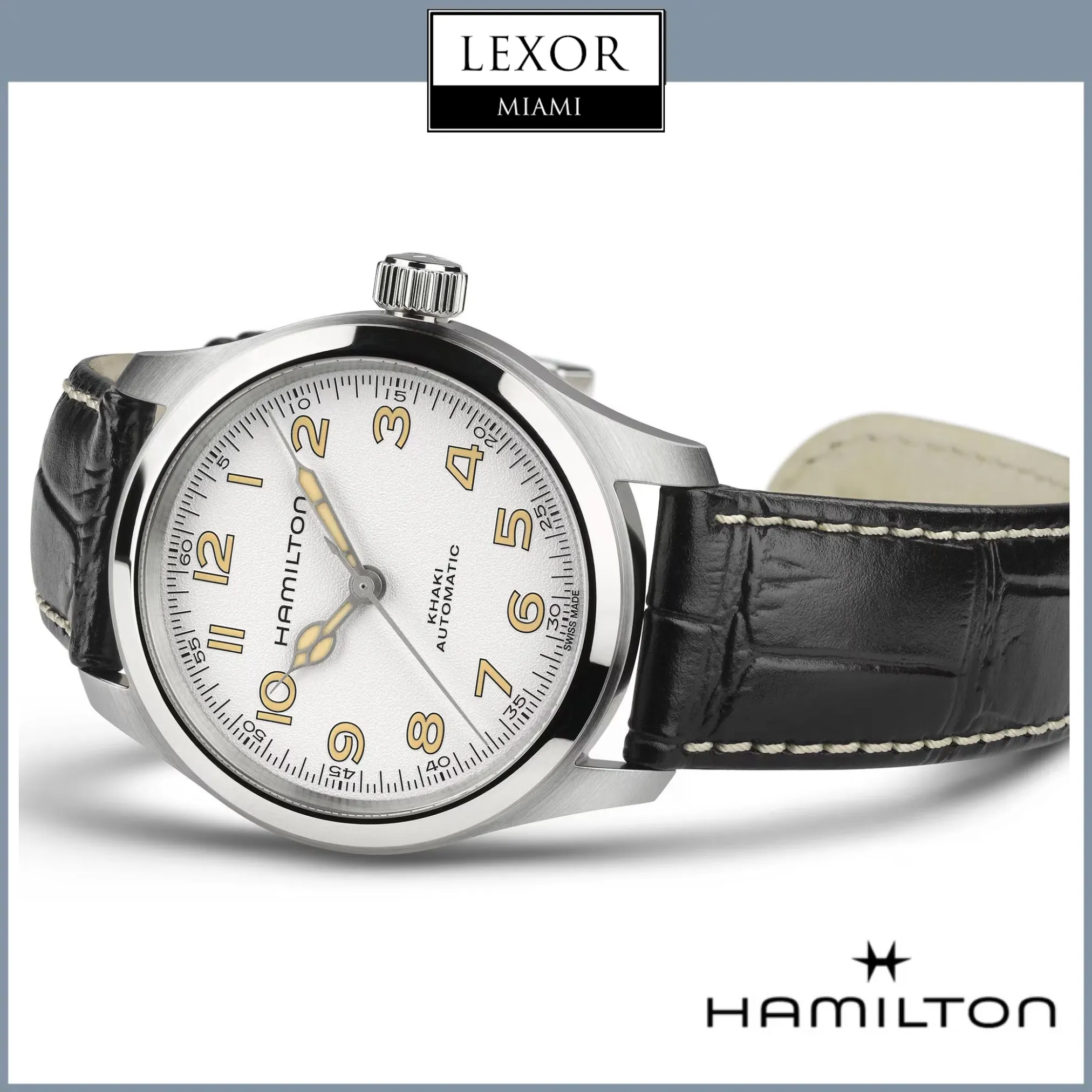 Hamilton H70405710 Khaki Field Murph 38mm Automatic Men Watch upc 7630458805204