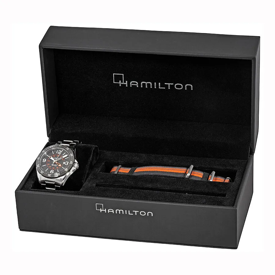 Hamilton Khaki Aviation Pilot GMT Black Dial Automatic Men's Watch H76755131
