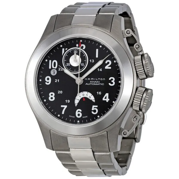 Hamilton Khaki Navy Frogman Black Dial Automatic Men's Watch H77716133
