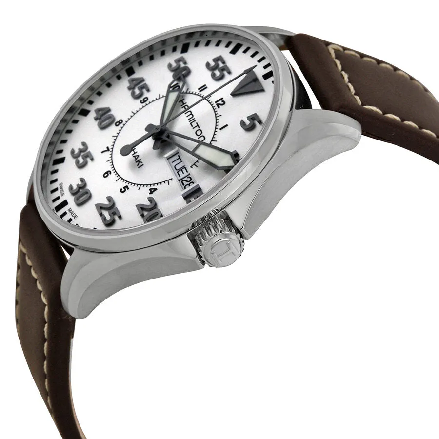 Hamilton Khaki Pilot Brown Leather Men's Watch H64611555