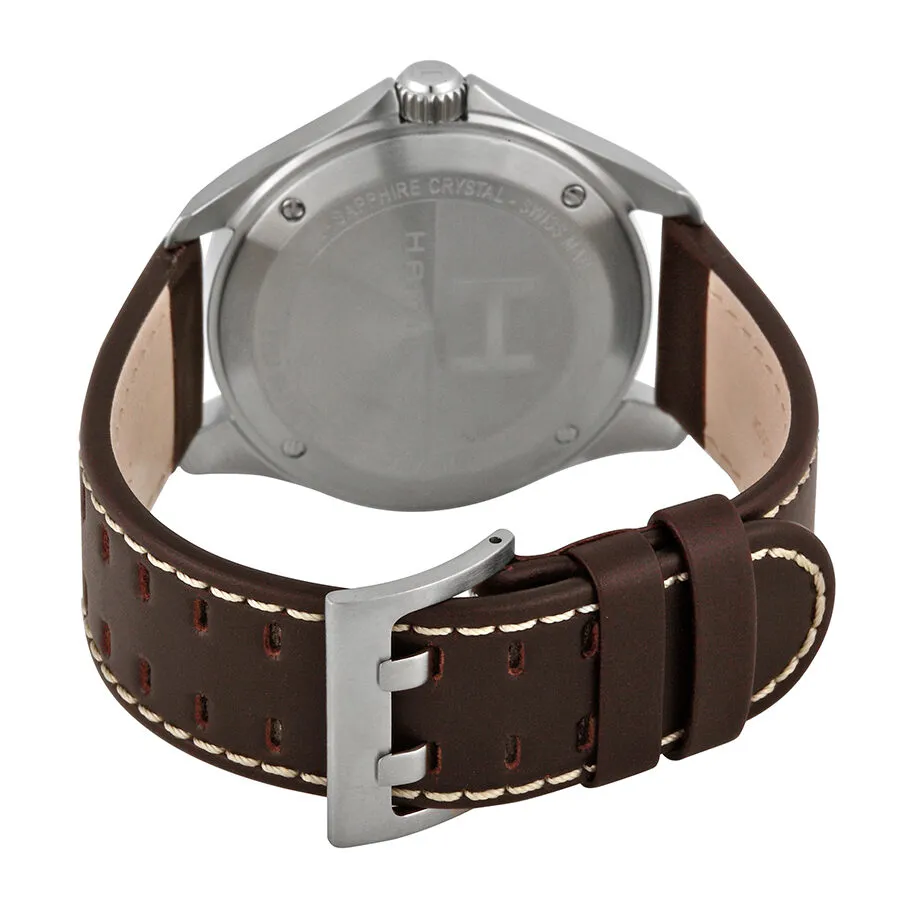 Hamilton Khaki Pilot Brown Leather Men's Watch H64611555