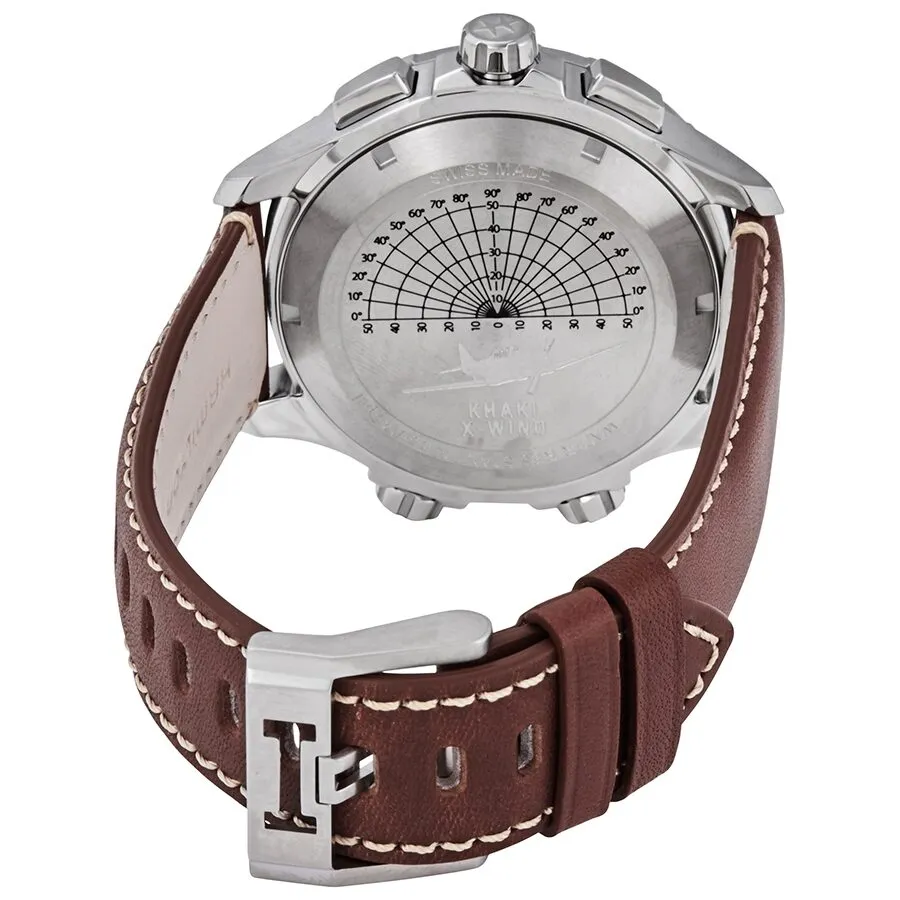 Hamilton Khaki X-Wind Chronograph Quartz Blue Dial Men's Watch H77922541