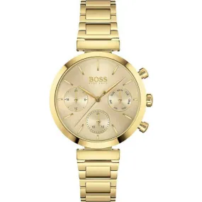 Hugo Boss Flawless Chronograph Gold Women's Watch 1502532