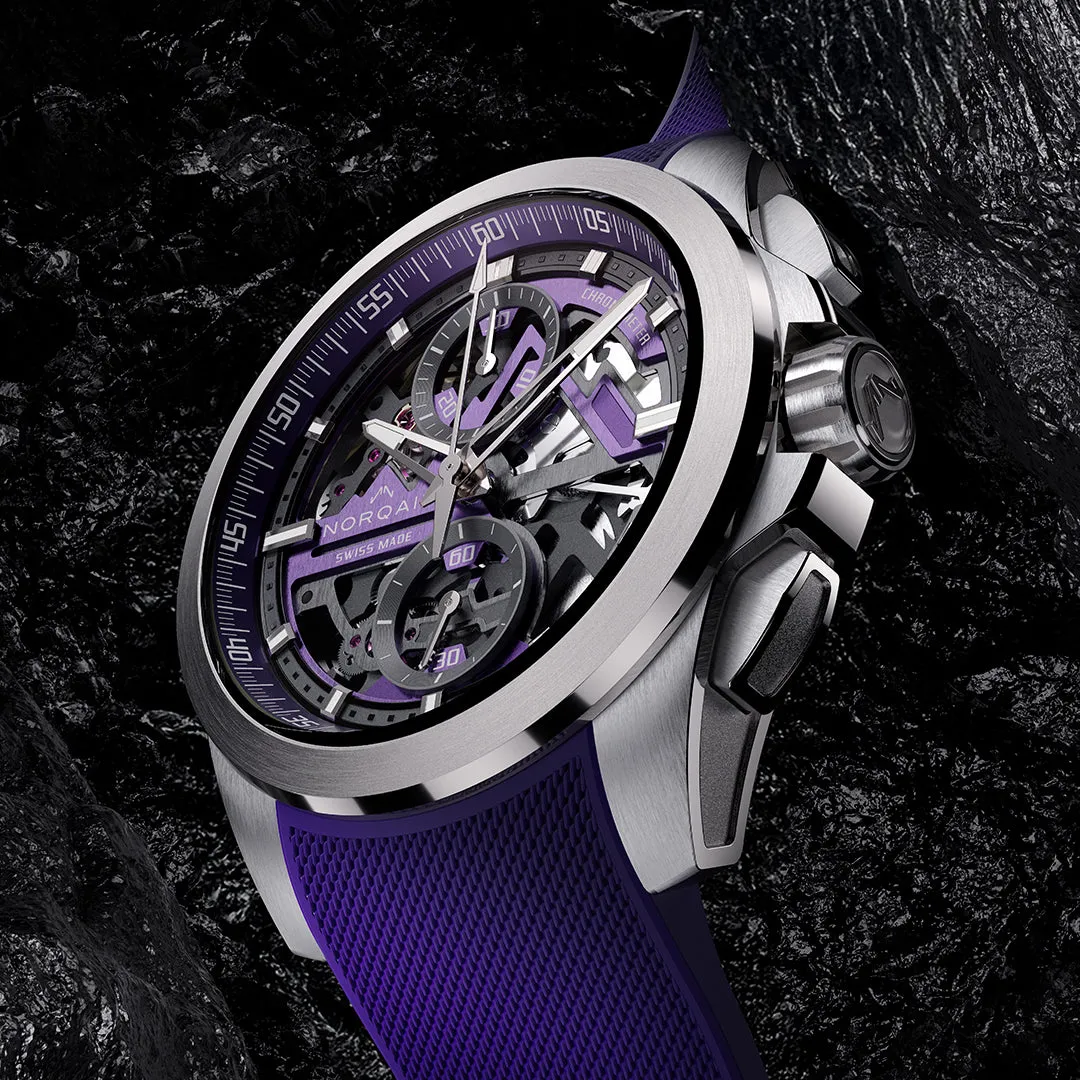 Independence Skeleton Chrono 42MM - Purple