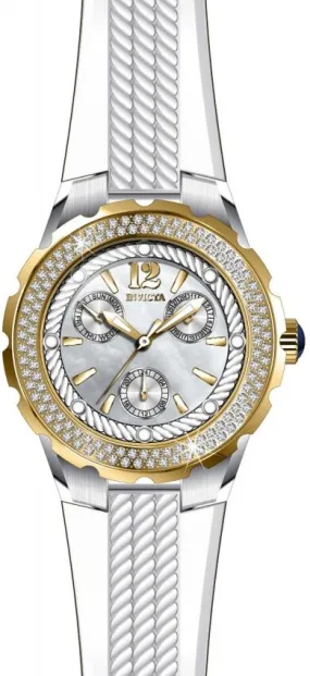 Invicta Angel Crystal White Dial Ladies Watch 29089