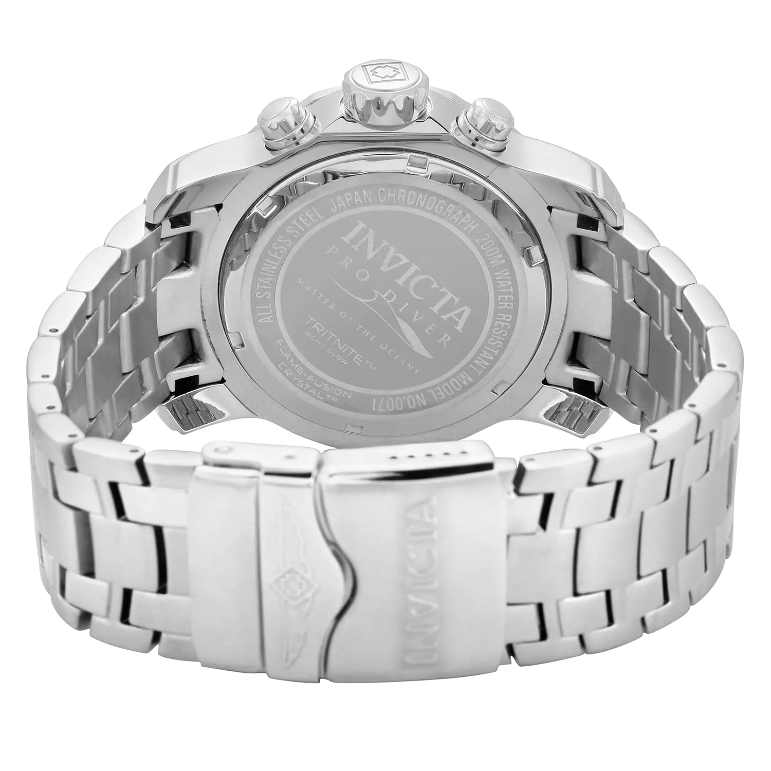 Invicta Men's 0071 Pro Diver Collection Chronograph Stainless Steel Watch