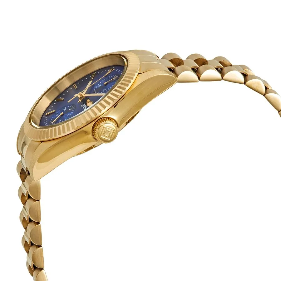 Invicta Specialty Blue Dial Yellow Gold-tone Ladies Watch 29446