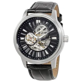 Invicta Vintage Automatic Black Skeleton Dial Men's Watch 22577