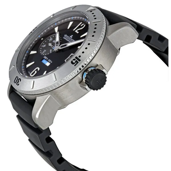 Jaeger LeCoultre Master Compressor Diving GMT Black Dial Men's Watch Q184T670