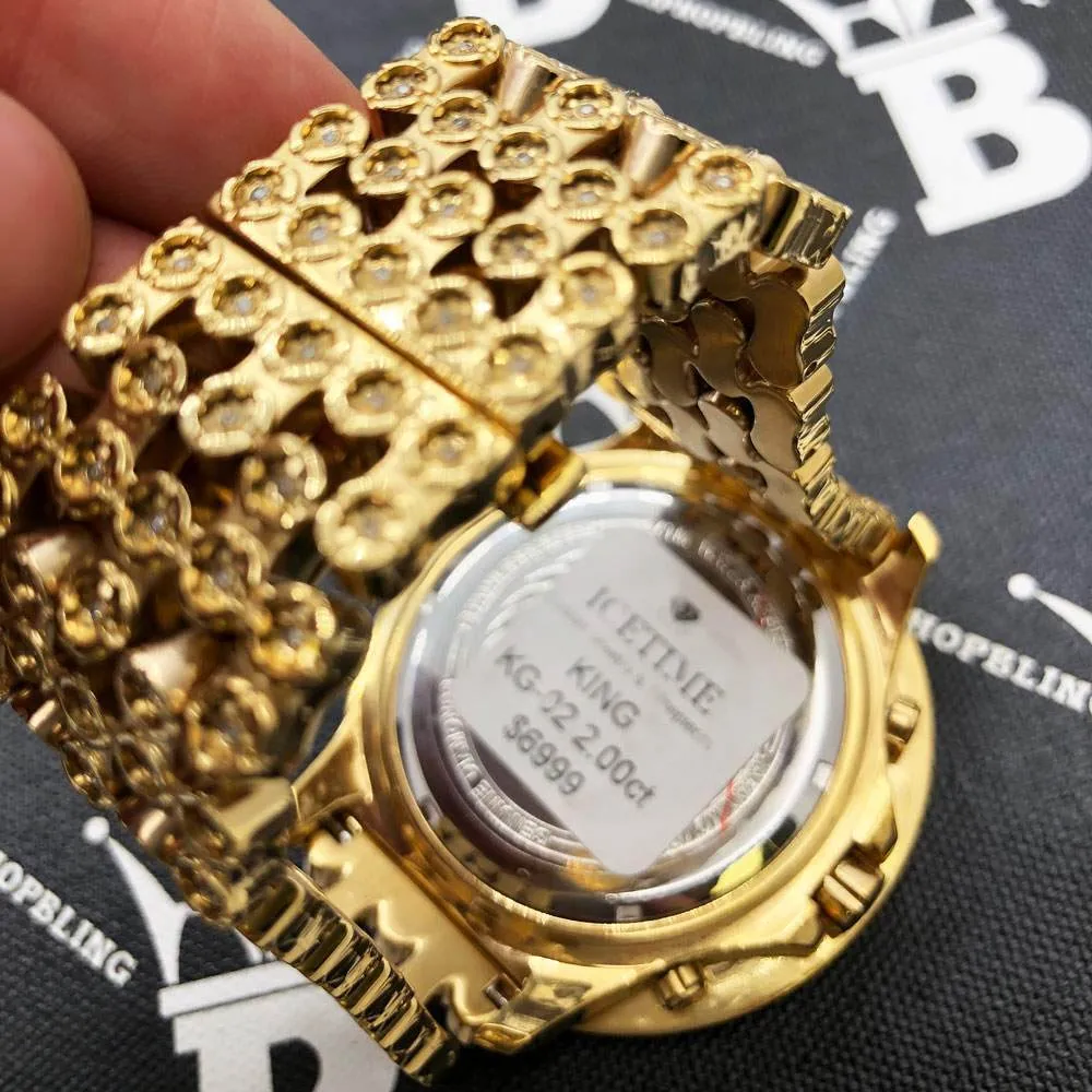 Jumbo King 2.00cttw Diamond Hip Hop IceTime Watch